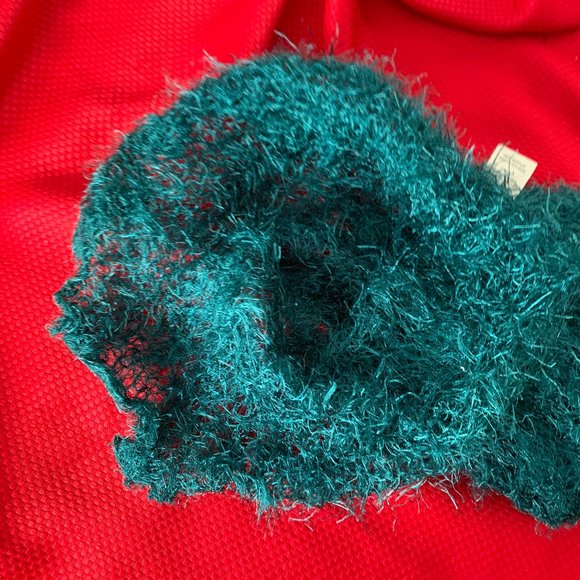 PICK 4 , GET 1 FREE.   Scarf,  Long, Acrylic Wool, Blue, Cylinder - Picture 7 of 7